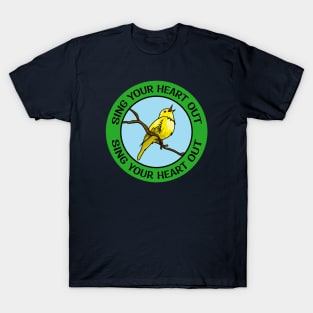 Sing Your Heart Out Badge T-Shirt